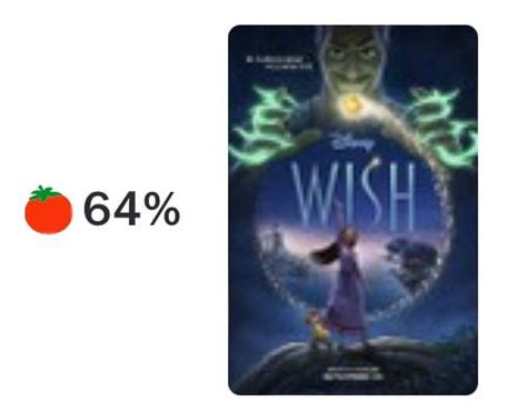 wish rotten tomatoes|rotten tomatoes disney wish.